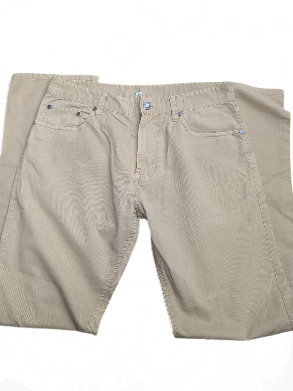 Men's Faconnable Tan Pants, Size 34 x 33